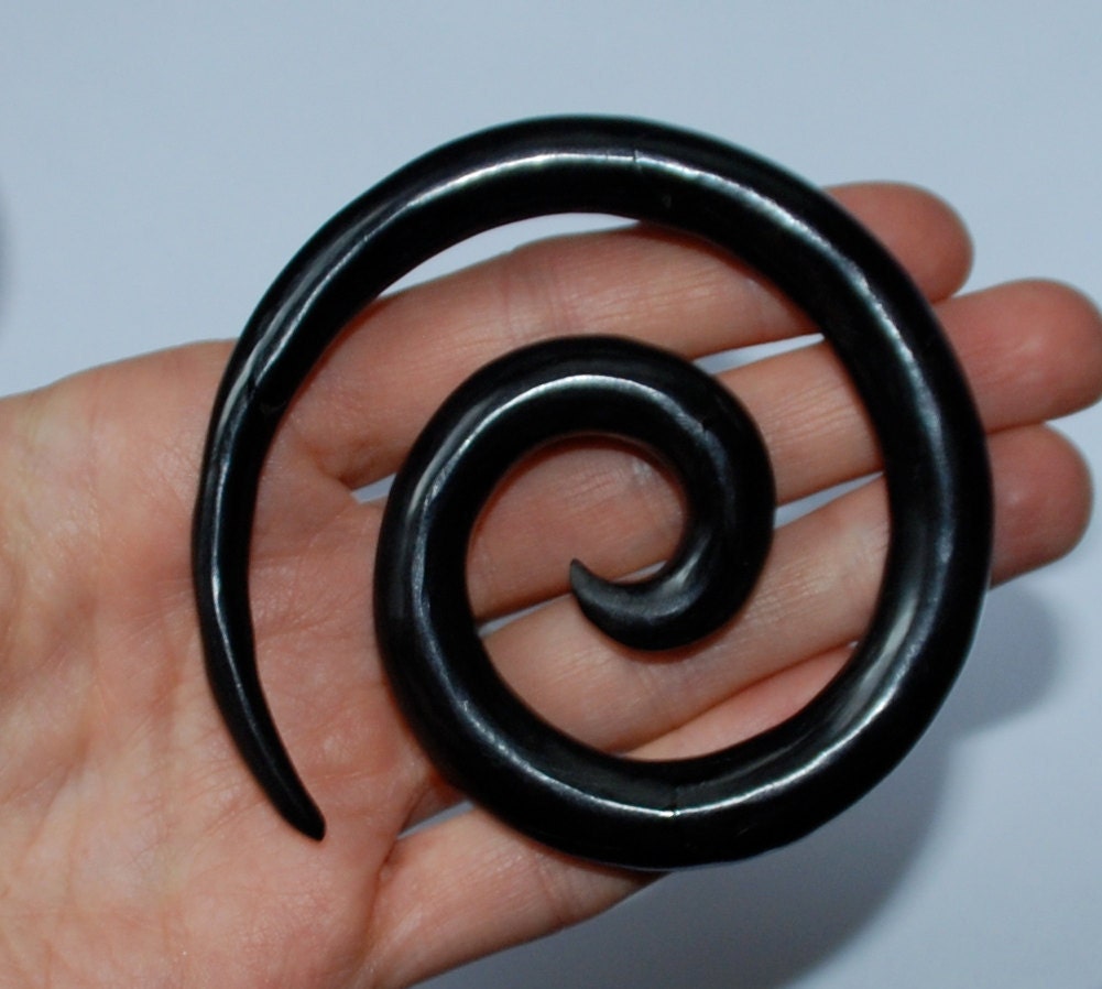 Ebony Wood Super Spiral 7/16" (11mm), 1/2" (13mm), 9/16" (14.5mm), 5/8" (16mm)