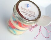 Made In America Tye-Dye Vanilla Buttercreme Frosting Jar Cake 4 pack