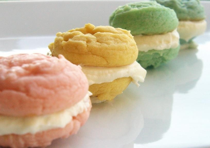 Pastel Pretties Buttercreme Cookie-Wiches-2 Dozen