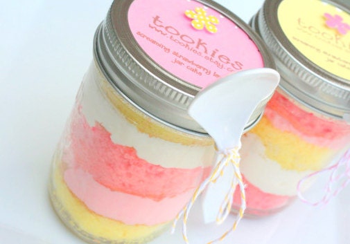 Screaming Strawberry Lemonade Jar Cake 8 pack