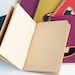 SET OF 2 : Kraft Paper & Saddled Stitched Notebooks - Blue Monster