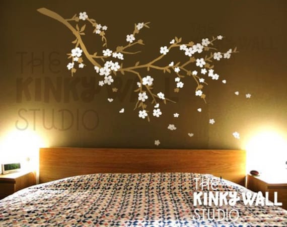 Tree Wall Decal - Cherry Blossom with butterflies -  KK117