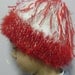 Cyber Monday-Children Winter Clothing,cyber monday etsy,New -Red,winter hat - White Hand knitted handmade Hat Beret Soft Comfortable-