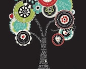 Inspirational Art, Life's Journey, Christian art print (size-11x14)