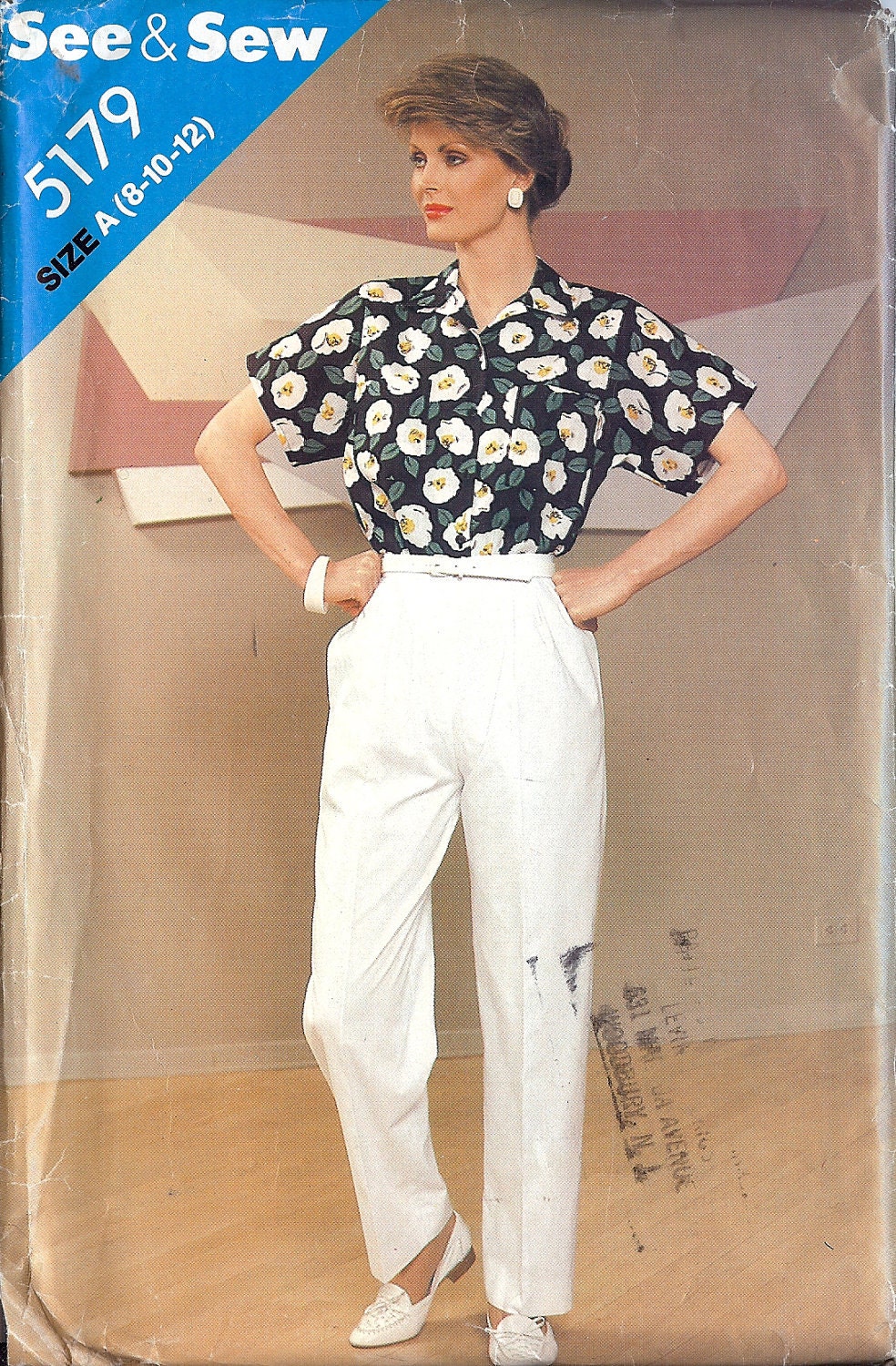 Blouse and Pants Butterick See & Sew 5179 Pattern Size 8-10-12 FREE SHIPPING