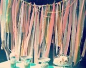 Backdrop Fabric Garland, Customize to match your event