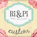 Reserved for Sarah, 5 fabric Flowers