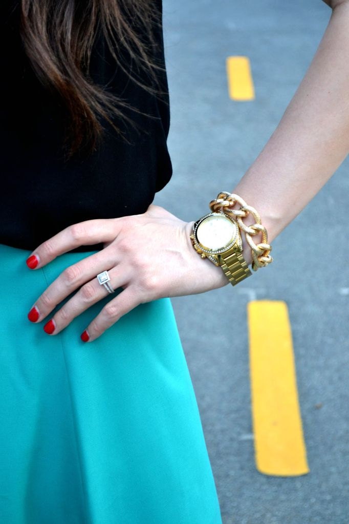 Chunky Gold Chain Bracelet