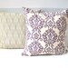 Damask Pillow - Purple, Blue or Green