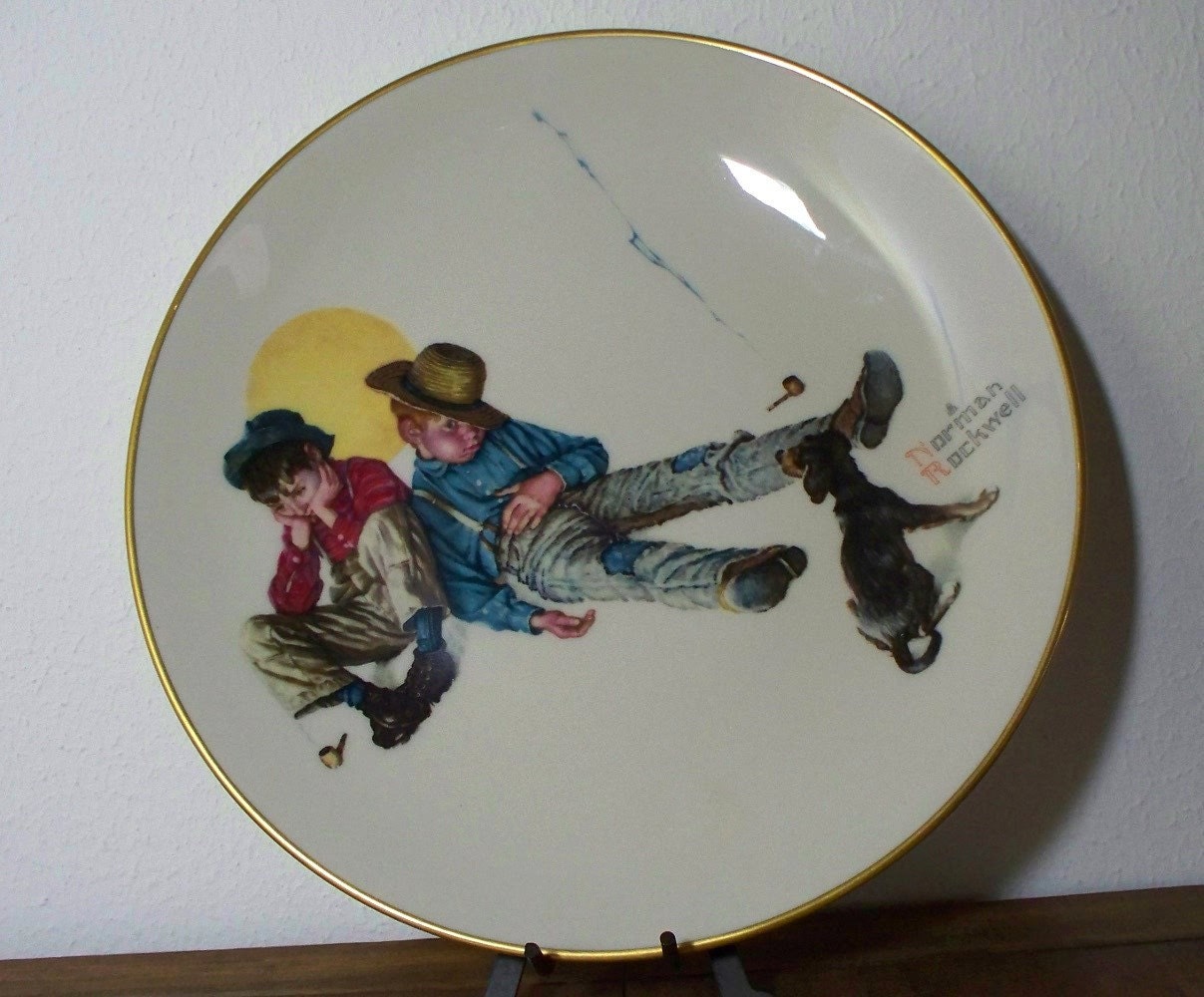 Items similar to Vintage Norman Rockwell Collector's Plate by Gorham