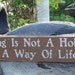 Distressed Wood Sign Hunting Is Not A Hobby...