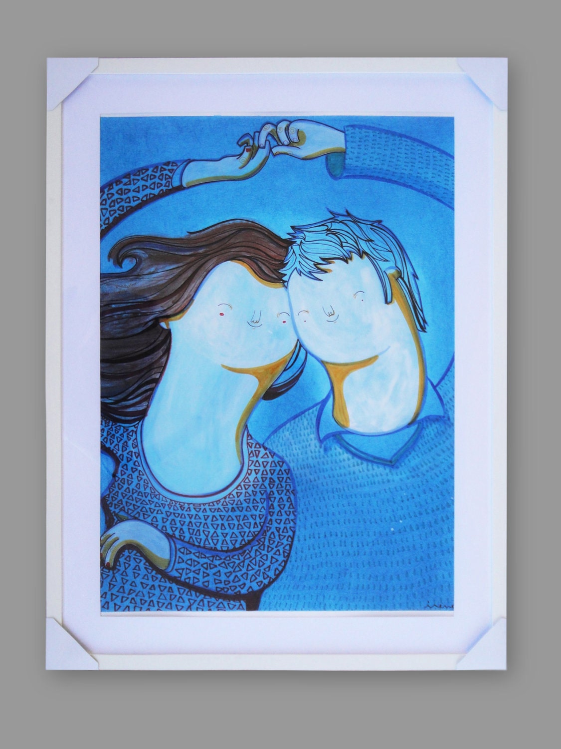 Love in blue