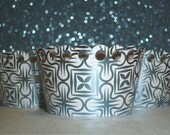 12 Blue Snazzy Shimmer Bling Cupcake Wraps.... birthday, party, boy, girl, bridal, baby