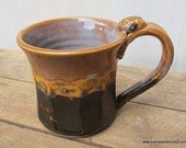 Ceramic Faceted Mug // Handmade Pottery Mug