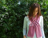 Knit  Pattern Weave Scarf - PDF ebook how to easy Knit Pattern - unisex adult pattern