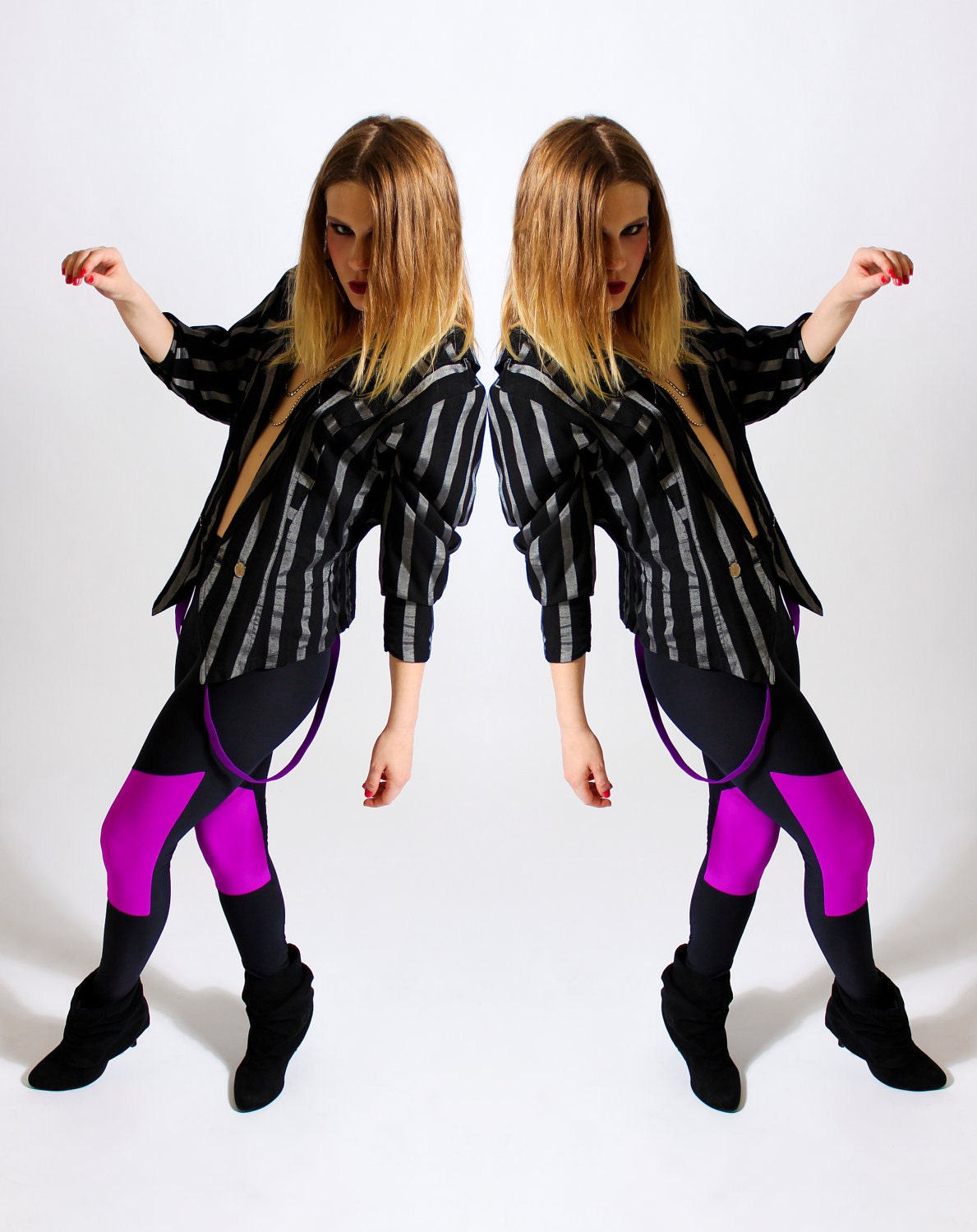 Electric Leggings - Pink