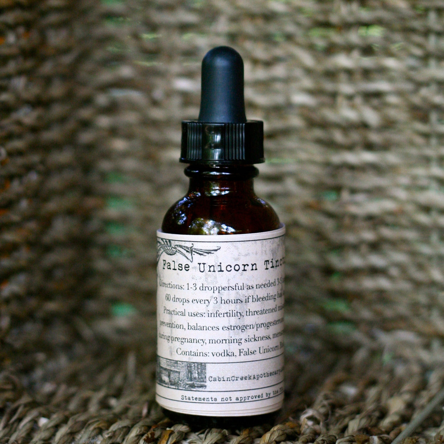 False Unicorn (Chamaelirium luteum) Tincture 1/2 oz. EXTREMELY RARE