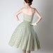 Vintage 1950s Lace Wedding Dress Sage Green Party Prom Spring Fashions