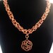 Copper Byzantine Celtic Necklace