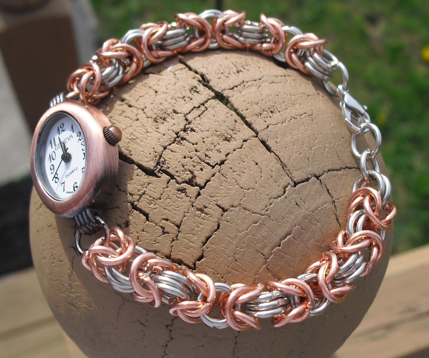 Chainmaille Byzantine Watch