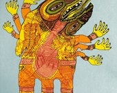 Frogs N' Flies Screen Print