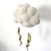 Nice storm-Cloud with lightning- crochet Mobile