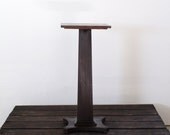 Antique Wood Stand // Wooden Pedestal