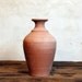 Vintage Terra Cotta Vase // Brick