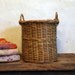 Hamper - Vintage European Woven Basket