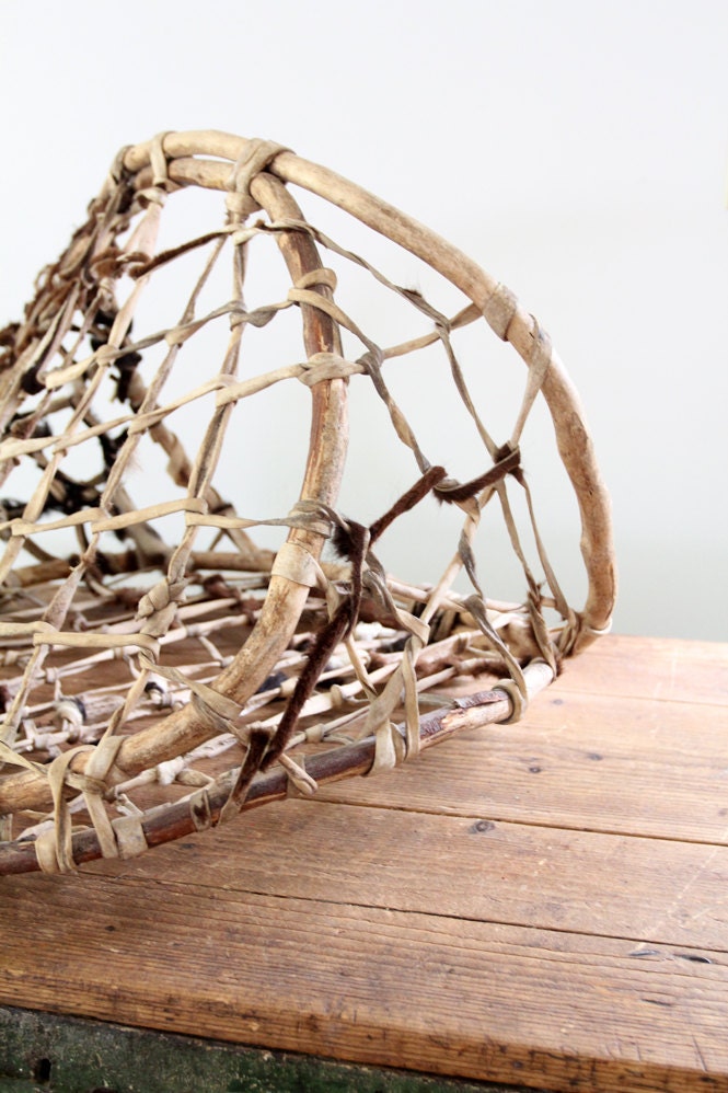 Antique Fishing Basket // Native Basket