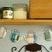 Mini quilted bunting - teapots