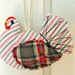 Little Hen/ Home Decor/ Grey Pink Stripes