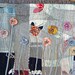 Garden in the Night, ART QUILT, Wall Decor, Fine Textile Art
