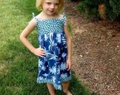 Cool Water Sundress Girls Size 4/5