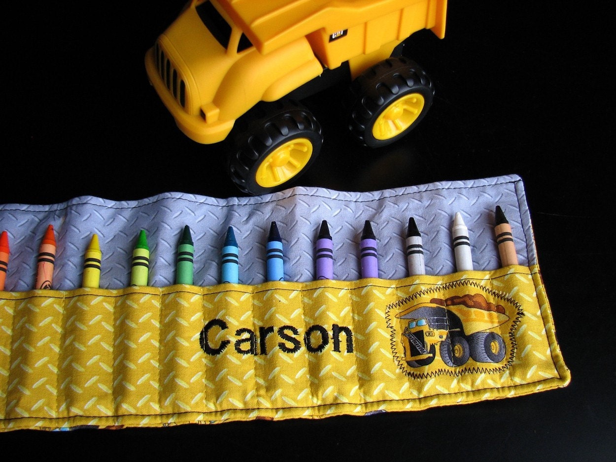 Custom, Personalized Crayon Roll