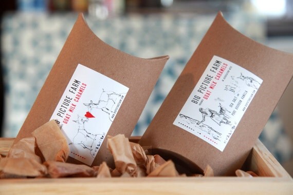 Large Pillow Box -- Farmstead Goat Milk Caramels