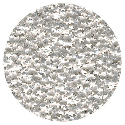 Edible Silver Star Glitter Sprinkles For By BakersBlingShop Edible Silver Star Glitter Sprinkles For By BakersBlingShop
