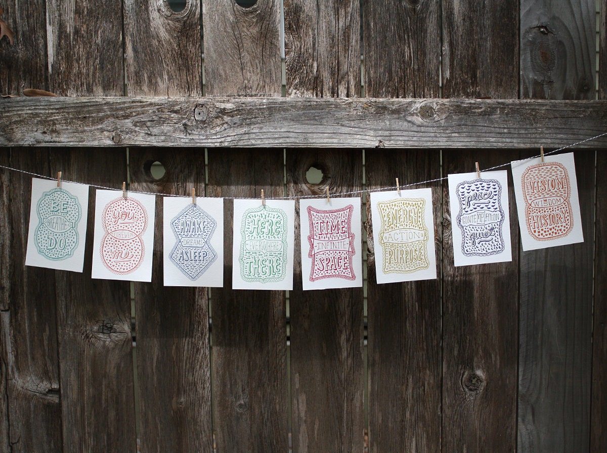 Venn by Pen Prints - Set of 8