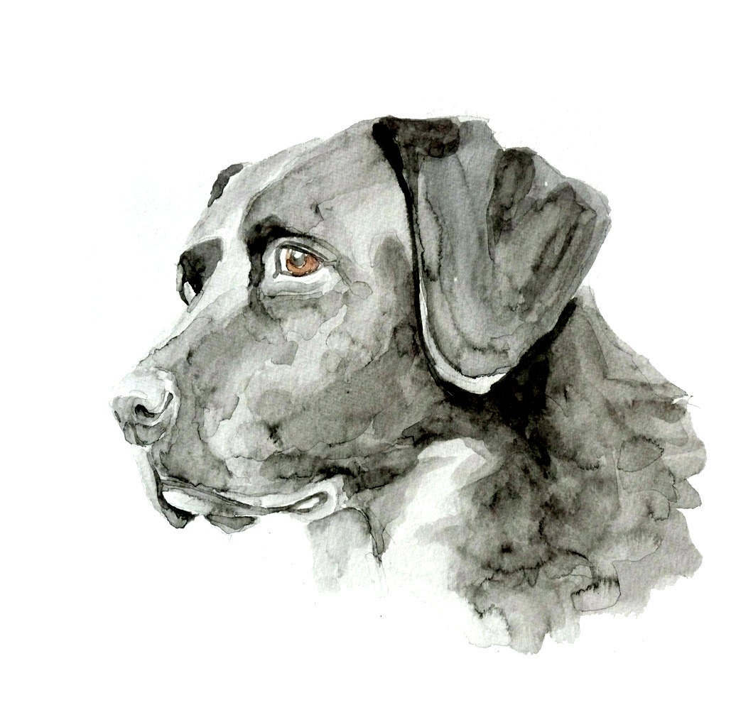 13x19 Custom Pets Portrait original watercolor painting customized commision dog cat animal pet lover large illustration drawing