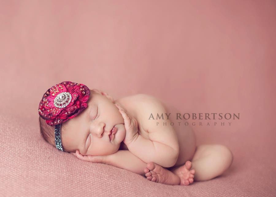 OLD HOLLYWOOD GLAM Headband -Preemie to Adult Sizes Available