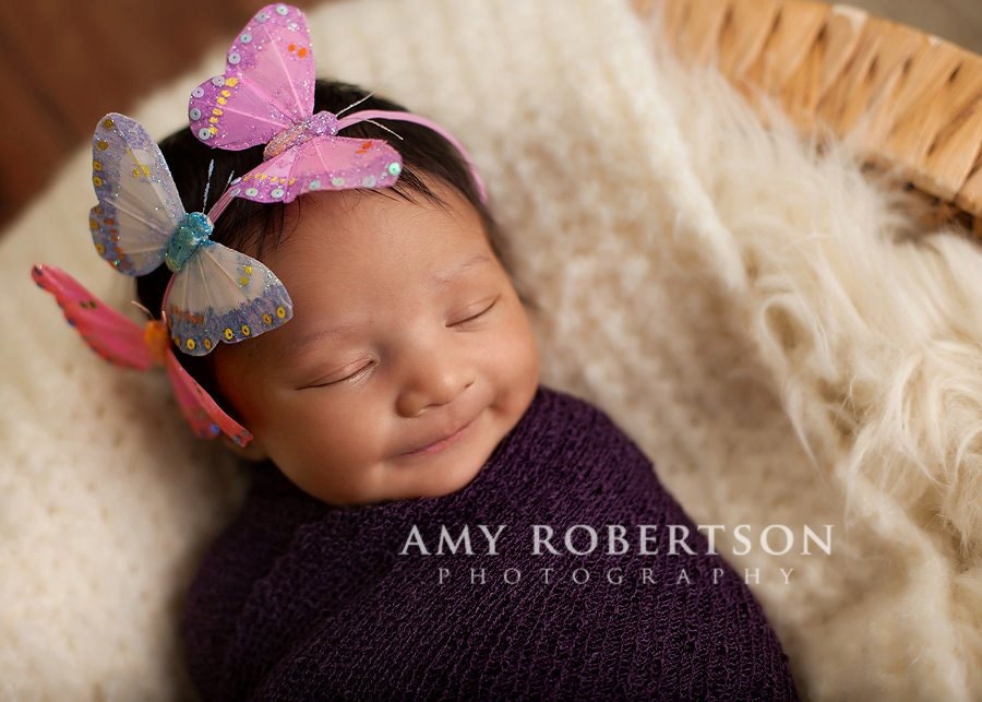 BUTTERFLY BLISS Headband - Preemie to Adult Sizes Available