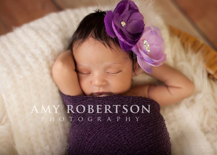 The VIOLET RICHE Headband - Preemie to Adult Sizes Available - Other Colors Available