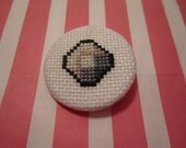 Pokemon Boulder Badge Cross Stitch Pin