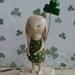 St. Patrick's Day Bunny w/ Shamrock