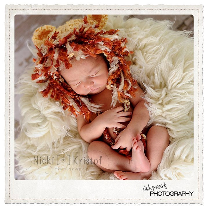 Little Lion Earflap Hat FREE SHIPPING