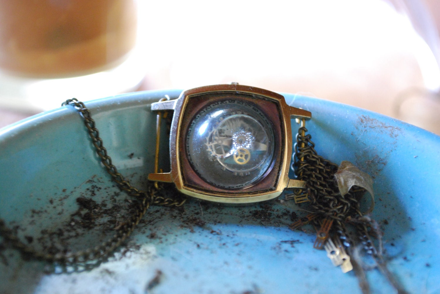 Neo Victorian Watch Case Necklace