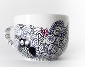 Soup bowl Large Mug Owl Visual Hide and seek