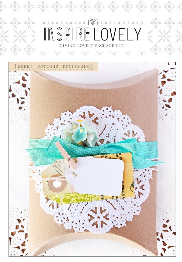 Gift Box Kit set of 2- Lovely Blue