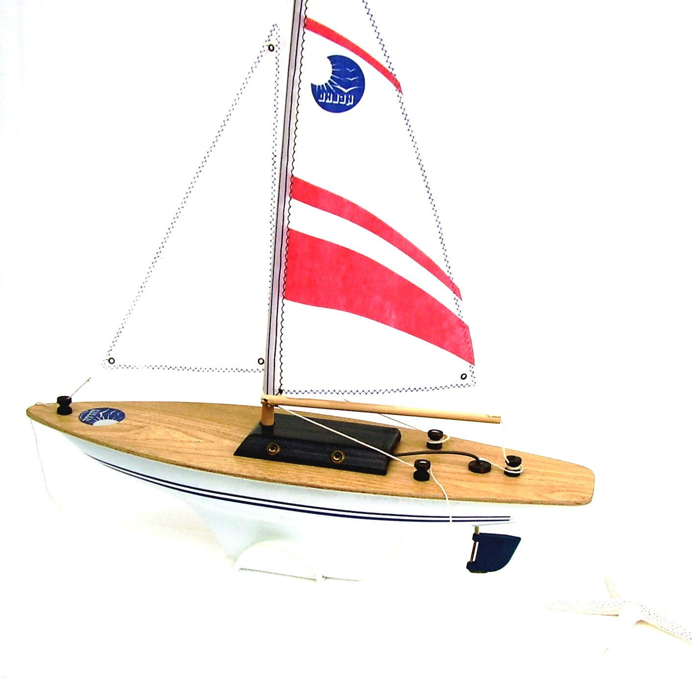 Vintage, Pond Boat, Voiliers, Helko, French, Nautical, Toy, Boats, NIB