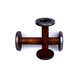 Antique Wooden Bobbins Vintage Textile Spools Rustic Home Decor